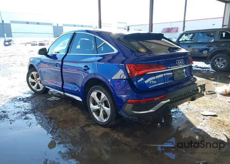 2022 Audi Q5 Sportback Premium Plus 45 Tfsi S Line Quattro S Tronic from USA, damaged, VIN WA15AAFYXN2007937